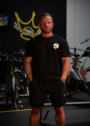 Oversized shoulder print tee