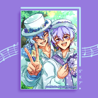 MEZZO" Colorful Postcard Print