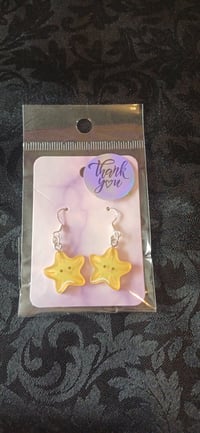 Image 3 of Acrylic star Earrings