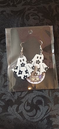 Blanket ghost Earrings