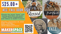 ACC:  Fall Door Sign
