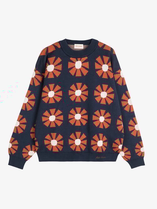 Image of 1 - Jersey jacquard flores