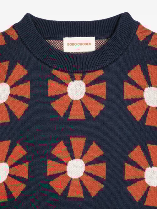 Image of 1 - Jersey jacquard flores