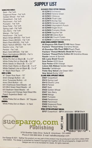 Image of Squash Squad Lite - A Pattern by Sue Spargo