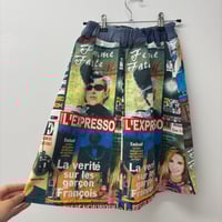 Image 4 of d&g magazine print skirt
