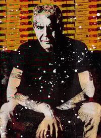 Anthony Bourdain Kitchen Knives Digital Print