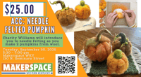 ACC: Needle Felted Pumpkin