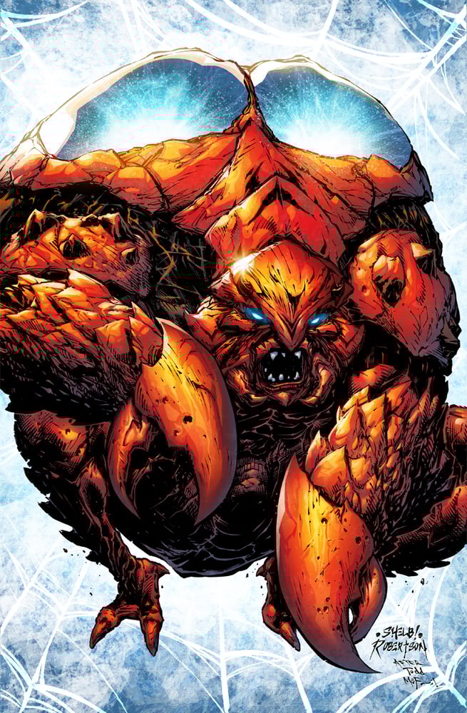 Image of 2025 CREATURE COLLECTION Crabby Carl SPIDEY 1 HOMAGE COVER FOIL EDITION