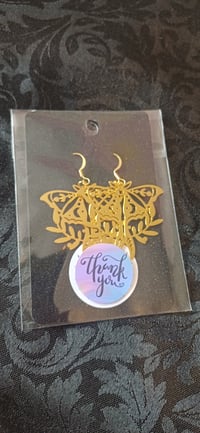 Image 2 of ✨Lunar moth earrings✨
