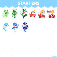 Image 4 of Poke Stickers - Starters
