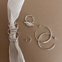 Image 2 of Celestial Skinny Band- Silver
