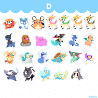 Image 4 of Poke Stickers (A-F)