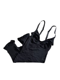 Image 4 of SKIMS- MID THIGH BODYSUIT BLACK