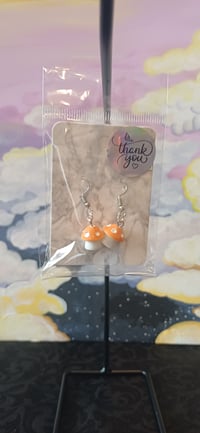 Image 2 of 🍄 Mushroom Earrings – Acrylic 🍄