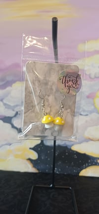 Image 3 of 🍄 Mushroom Earrings – Acrylic 🍄