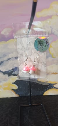 Image 4 of 🍄 Mushroom Earrings – Acrylic 🍄