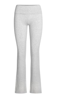 Image 3 of SKIM- LOUNGE FOLDOVER PANTS - LIGHT HEATHER GREY
