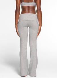 Image 2 of SKIM- LOUNGE FOLDOVER PANTS - LIGHT HEATHER GREY