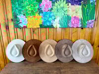 Image 1 of High Quality Blank Suede Flat Brim Hats 