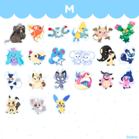Image 1 of Poke Stickers (M-R)