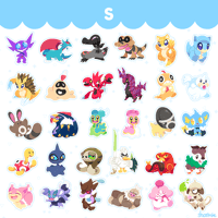 Image 1 of Poke Stickers (S-Z)