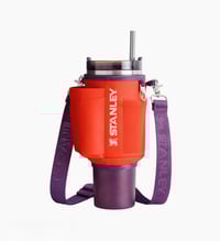 Image 1 of Stanley™️ ALL DAY 40 OZ QUENCHER CARRY-ALL | “Tigerlily Plum”