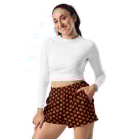 Image 5 of Athletic Shorts (Adult M/F) - Classic Jack O Lantern