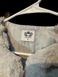 Image 3 of KATYDID - FAUX RABBIT FUR JAQUET