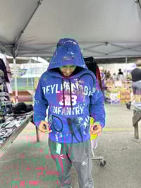 Image 3 of Beyonce Balenciaga NY art dept custom screen print black/multi color  sweatshirt