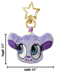 Image 2 of HAND MADE Don't Call Me Sidekick! Ary Plush Keychain