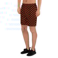 Image 3 of Athletic Long Shorts (Adult M/F) - Classic Jack O Lantern