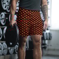 Image 2 of Athletic Long Shorts (Adult M/F) - Classic Jack O Lantern