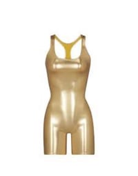 Image 1 of SKIM - METALLIC SWIM CYCLE SUIT - GOLD