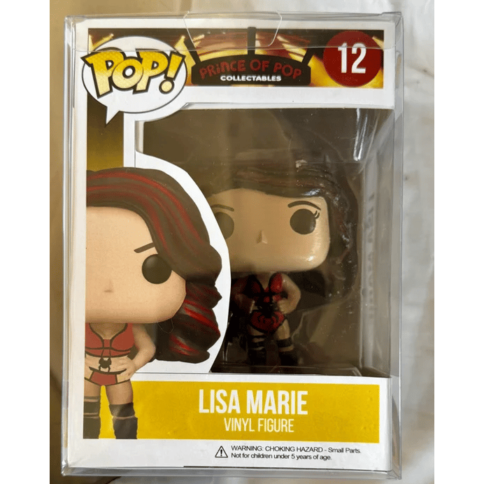 CUSTOM LISA MARIE VARON POP FIGURE RED & BLACK *AUTOGRAPHED & NUMBERED* + SIGNED 8x10 & TRADING CARD