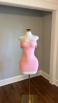 Image 1 of Victoria mini dress (Light pink)