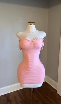 Image 2 of Victoria mini dress (Light pink)