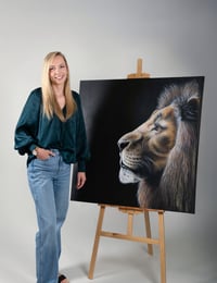 The Lion - original - acrylic on canvas