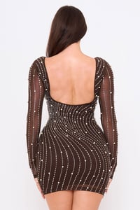 Image 5 of Alina embellished mini dress
