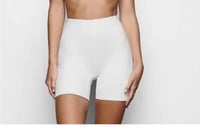 Image 3 of SKIMS- SIGNATURE SWIM DRESS AND SHORTS - MARBLE
