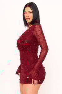 Image 7 of Demi embellished  mini dress