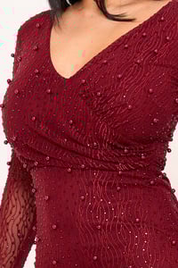 Image 8 of Demi embellished  mini dress