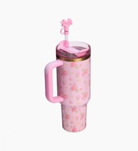 Image 2 of STANLEY 1913 X LOVESHACKFANCY QUENCHER H2.0 FLOWSTATE™ TUMBLER | 40 OZ “Ibiza Sunset”