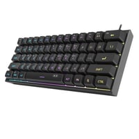 Image 1 of RGB Gaming Keyboard 61-Key Compact
