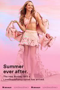 Image 4 of STANLEY 1913 X LOVESHACKFANCY ICEFLOW™ FLIP STRAW TUMBLER | 30 OZ “Ibiza Sunset”