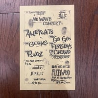 Original  5.5" x 8.5"  1979 Punk Flyer! Germs, Go-Go's, Plugs and more! 