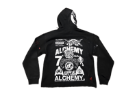 Image 2 of Black Samurai Black panther party Verona Hillbillies art dept black/white hoodie