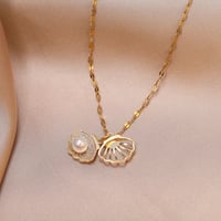 Image 2 of Seashell Elegance Necklace 