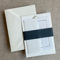 Image 1 of Blank Colored vellum paper belly bands  PACK of 10