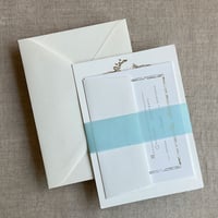 Image 18 of Blank Colored vellum paper belly bands  PACK of 10