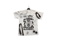 Image 2 of Sade Adu Black panther party graff Kanji art dept gray/black/red T-shirt